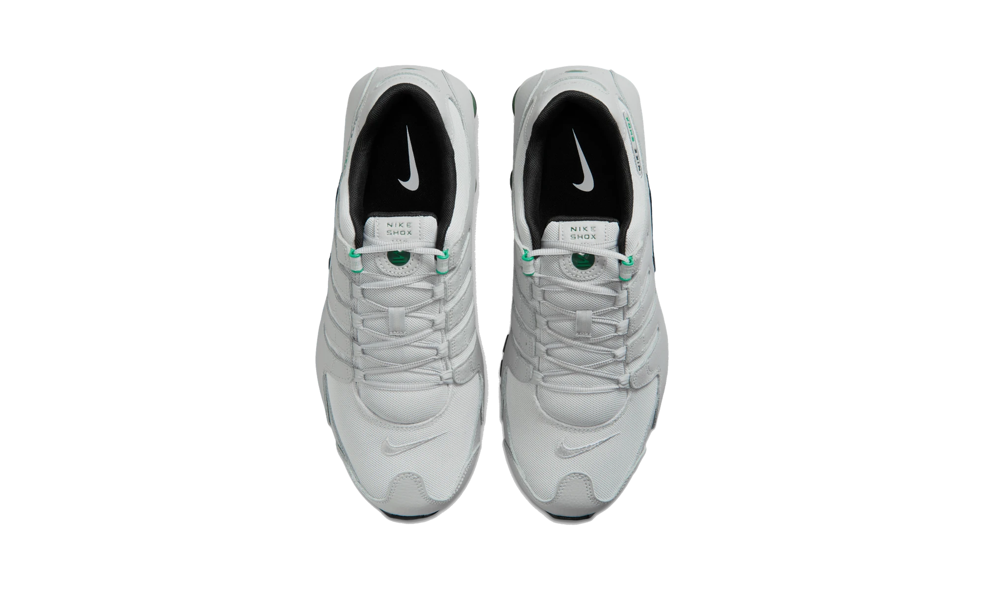 Nike Shox NZ Grey Fog Stadium Green Black