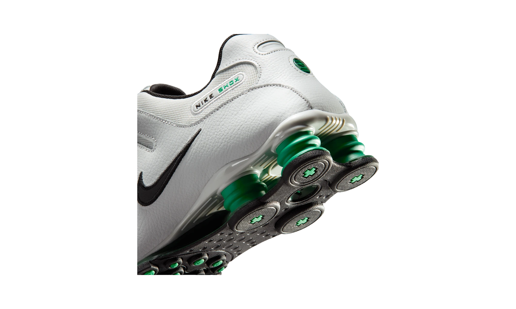 Nike Shox NZ Grey Fog Stadium Green Black