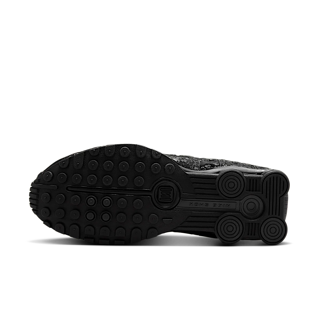 Nike Shox R4 Black Floral, Black/Dark Smoke Grey (HV0934-002)