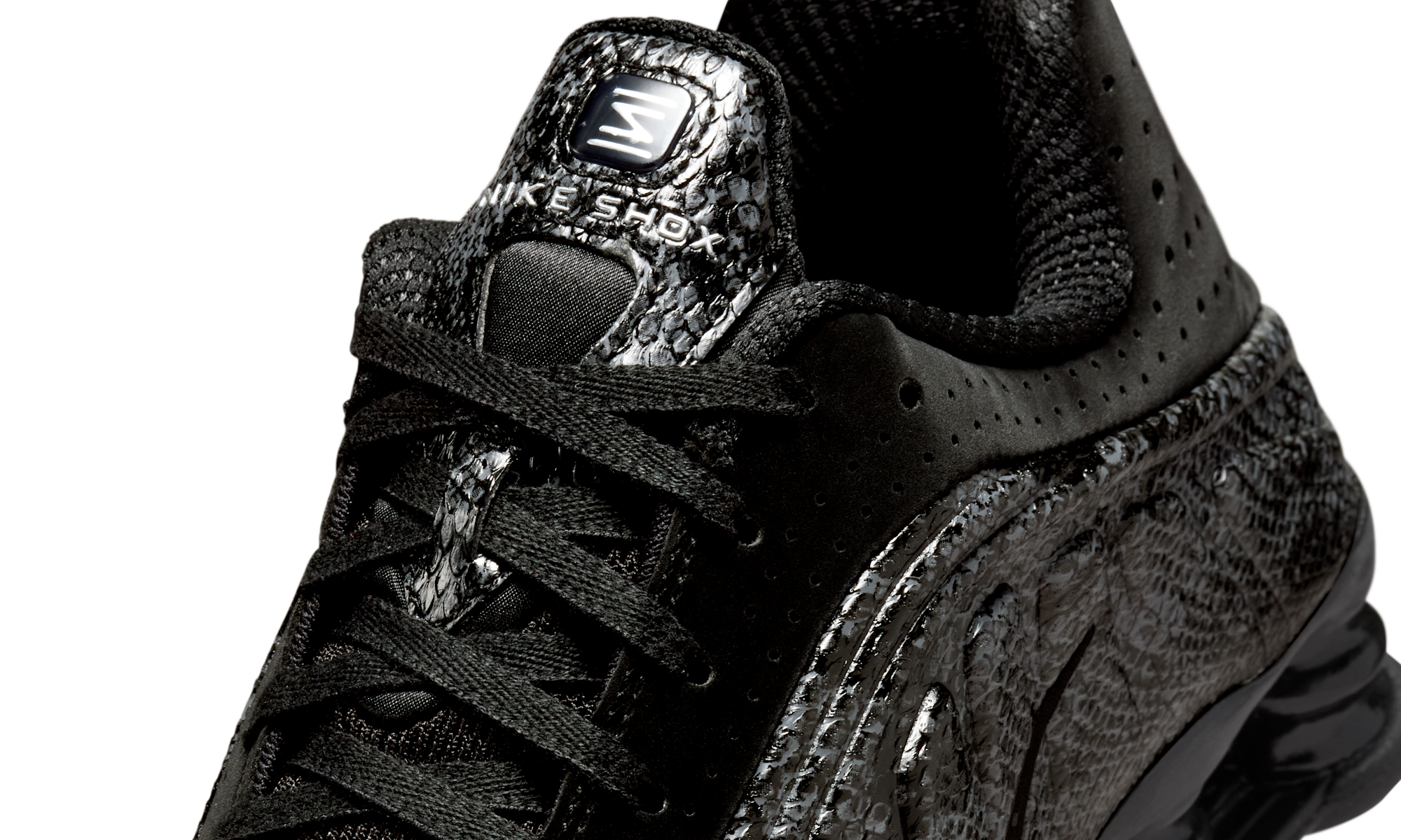 Nike Shox R4 Black Snakeskin