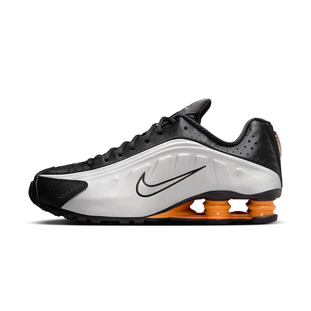 Nike Shox R4 Bright Mandarin, Black/Vast Grey/Bright Mandarin/Metallic Silver (HQ1988-003)