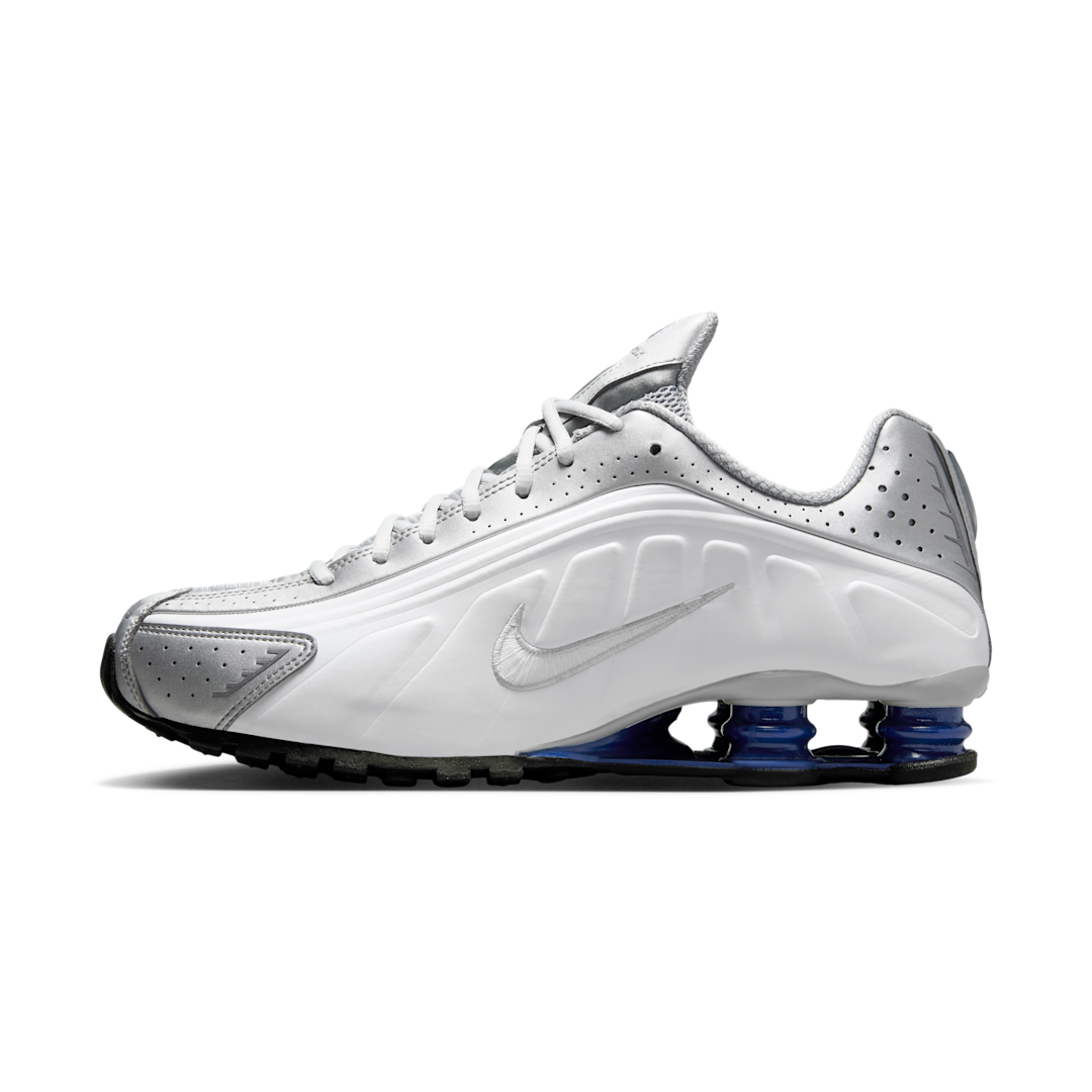 Nike Shox R4 Metallic Silver Deep Royal Blue, White/Metallic Silver/Deep Royal Blue/White (HQ1988-102)