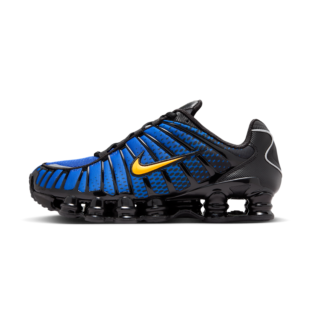 Nike Shox TL Black Lyon Blue Varsity Maize, Black/Metallic Silver/Lyon Blue/Varsity Maize (IB7670-001)