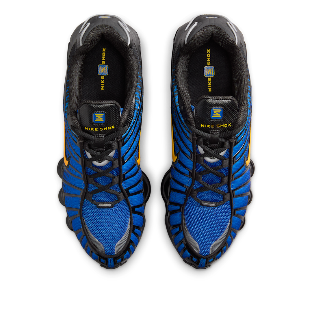 Nike Shox TL Black Lyon Blue Varsity Maize, Black/Metallic Silver/Lyon Blue/Varsity Maize (IB7670-001)