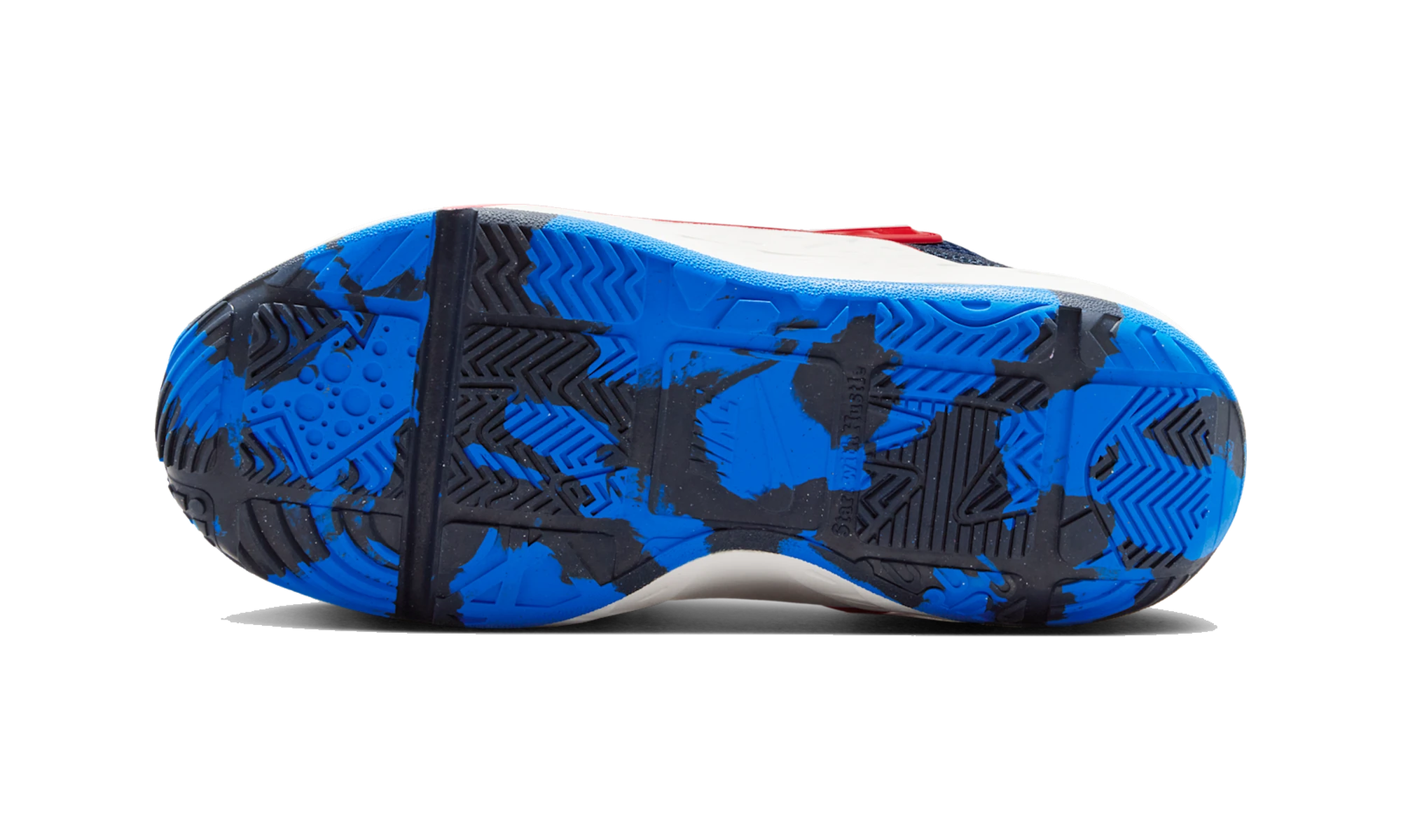 Nike Team Hustle D 12 Team Navy University Red Sail (PS)