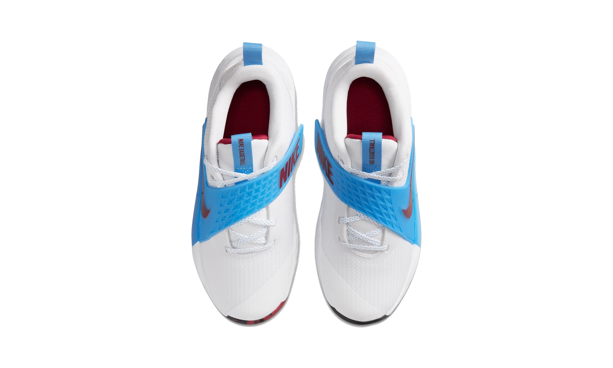 Nike Team Hustle D 12 White University Blue Black Team Red