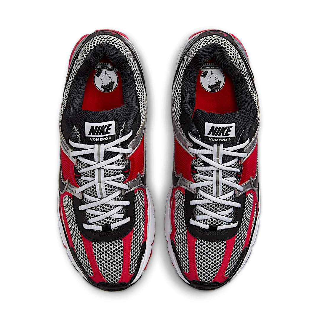 Nike Zoom Vomero 5 Metallic Silver University Red, Metallic Silver/University Red/White/Black (HV0926-095)