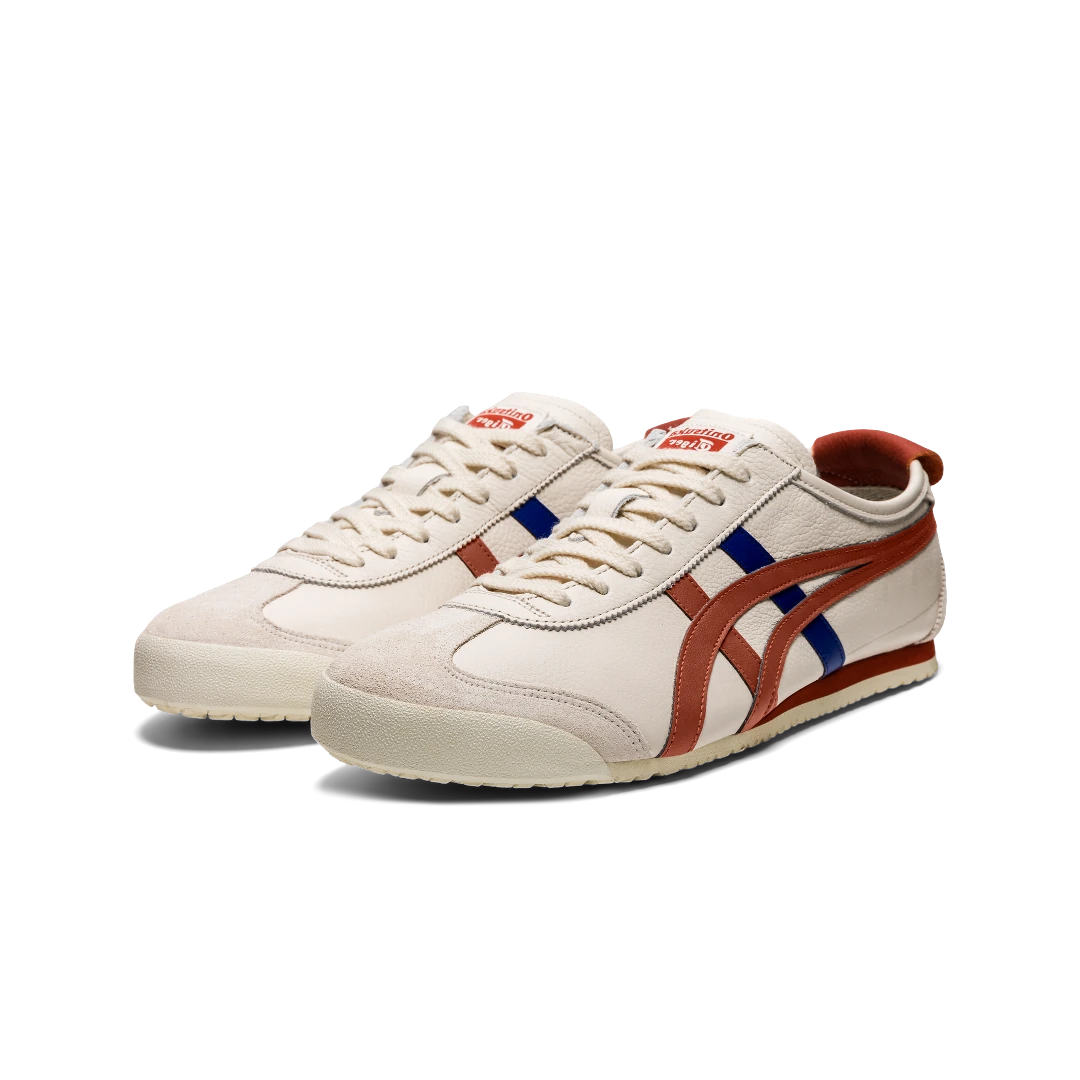 Onitsuka Tiger Mexico 66 Birch Rust Red Blue, Birch/Rust Red (1183A201-206)