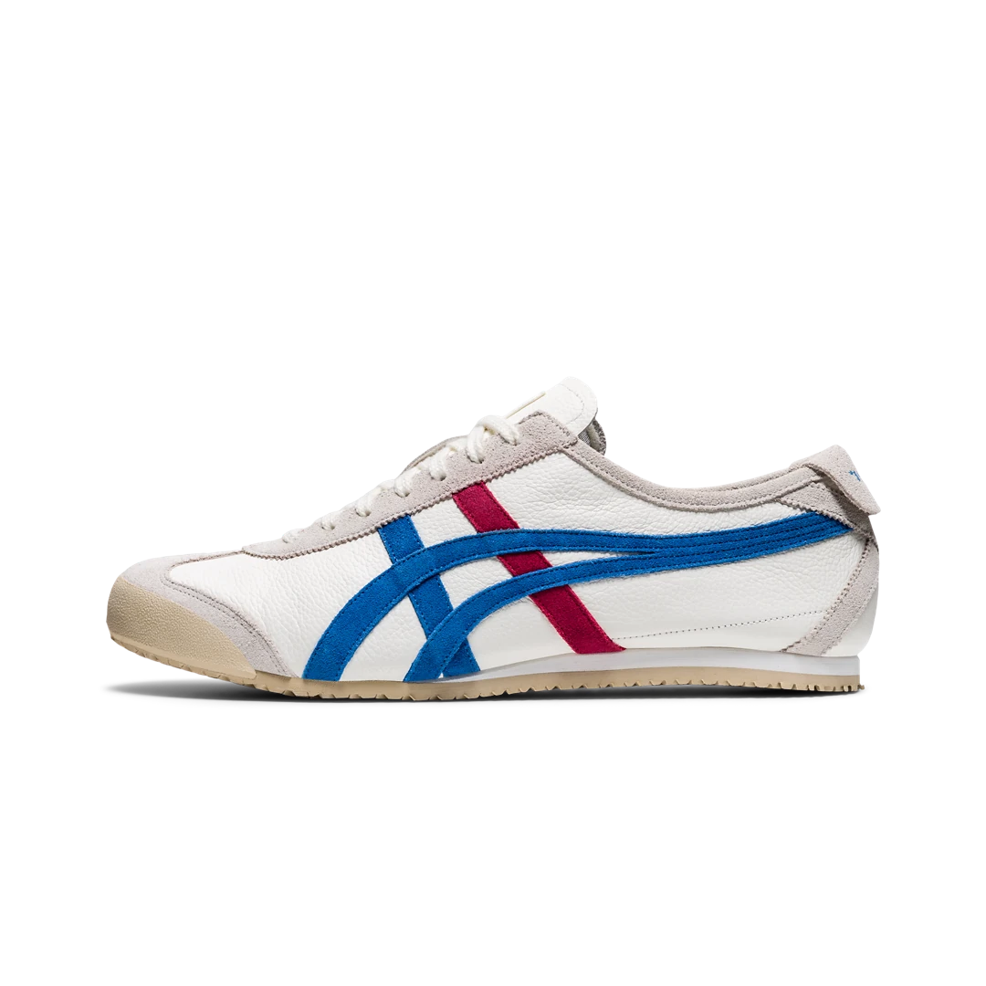 Onitsuka Tiger Mexico 66 Vintage White Directoire Blue Red, White/Directoire Blue (1183B391-100)