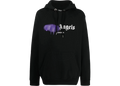 Palm Angels London Sprayed Hoodie Black