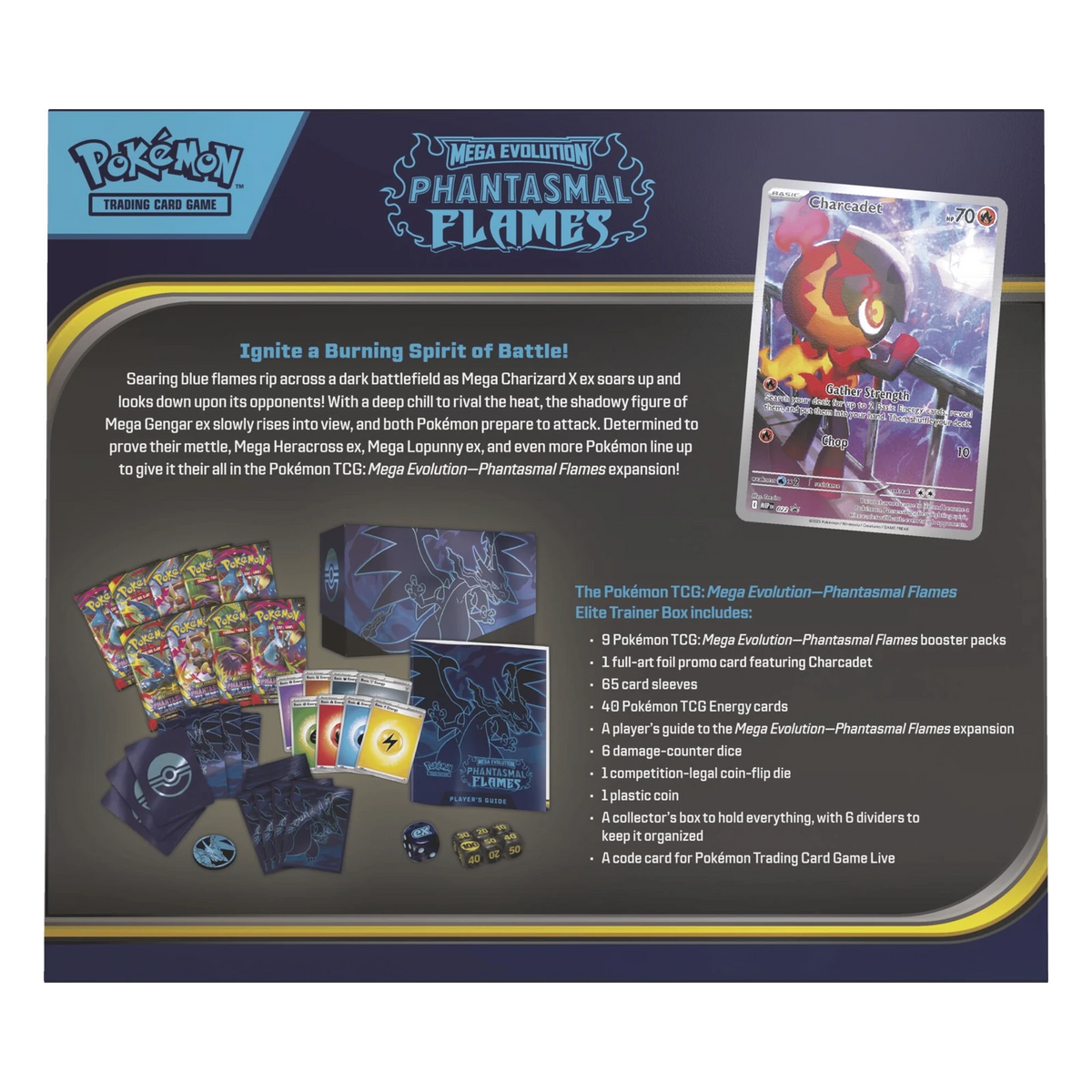 Pokémon TCG Phantasmal Flames Elite Trainer Box