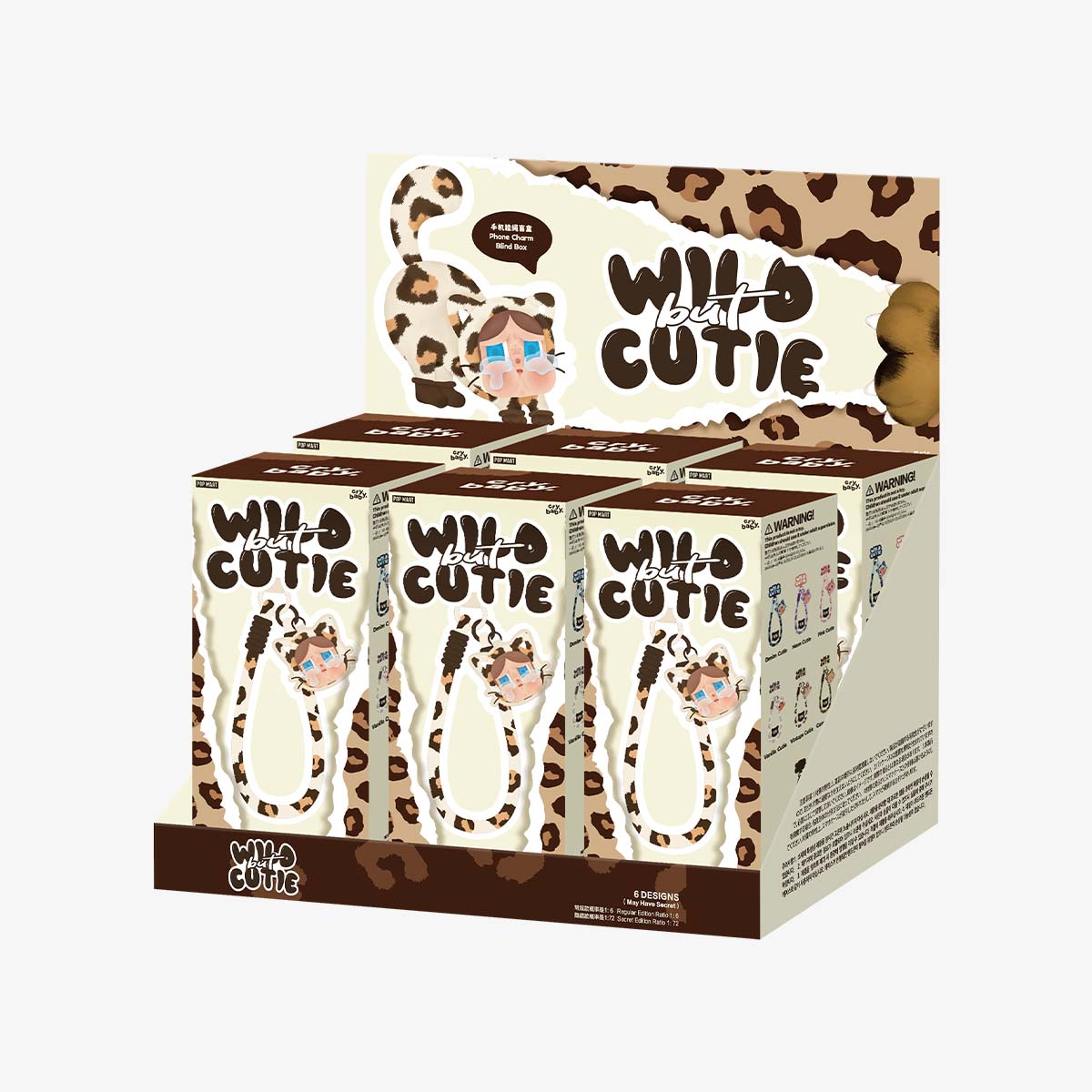 Pop Mart Crybaby Wild but Cutie Series Phone Charm Blind Box