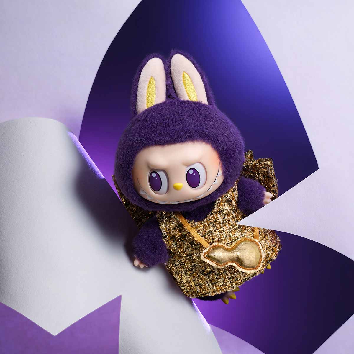 Pop Mart Labubu The Monsters x Pronounce Wings of Fortune Vinyl Plush Hanging Card
