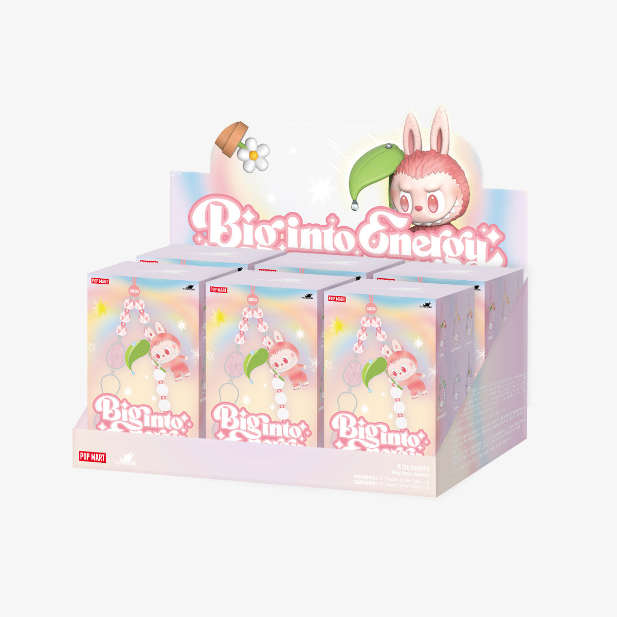 Pop Mart Labubu The Monsters Big into Energy Series Phone Charm Blind Box
