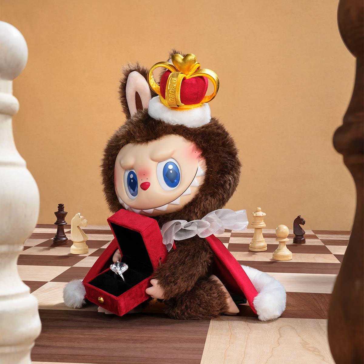 Pop Mart Labubu The Monsters Let's Checkmate Series Vinyl Plush Doll