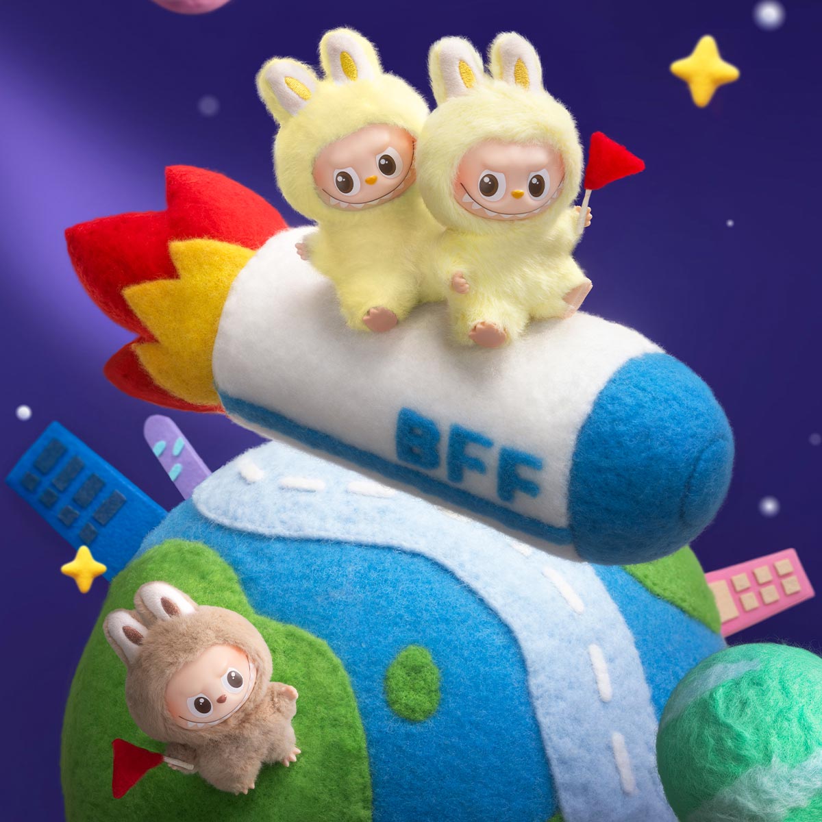 Pop Mart Labubu The Monsters Pin for Love Series Vinyl Plush Pendant Blind Box (N-Z)