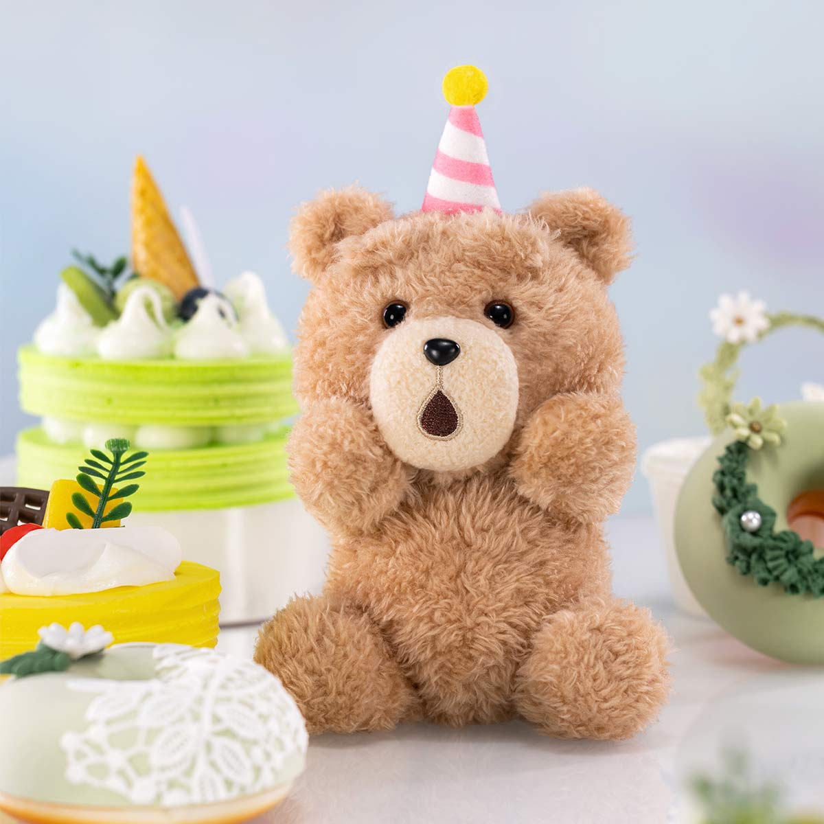 Pop Mart Pop Mart Ted2 Teddy Bear Action Plush Pendant Series Sealed Case (6 Blind Box), None (1240918091)