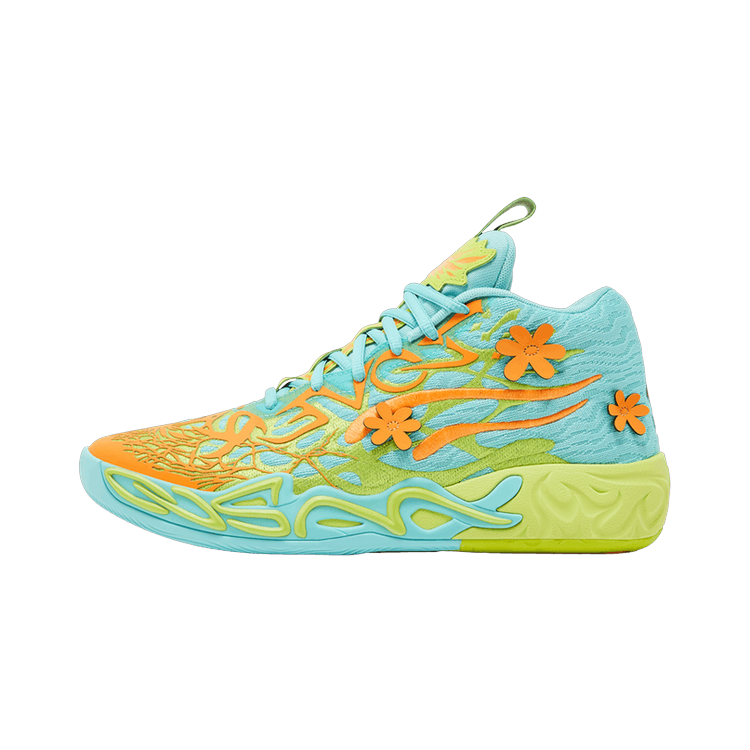 Puma LaMelo Ball MB.04 Scooby-Doo, Aquatic/Lime Smash/Heat Fire (310776-01)