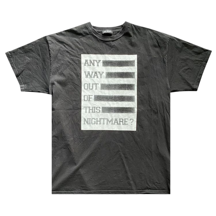 Raf Simons Any Way Out T-Shirt Black