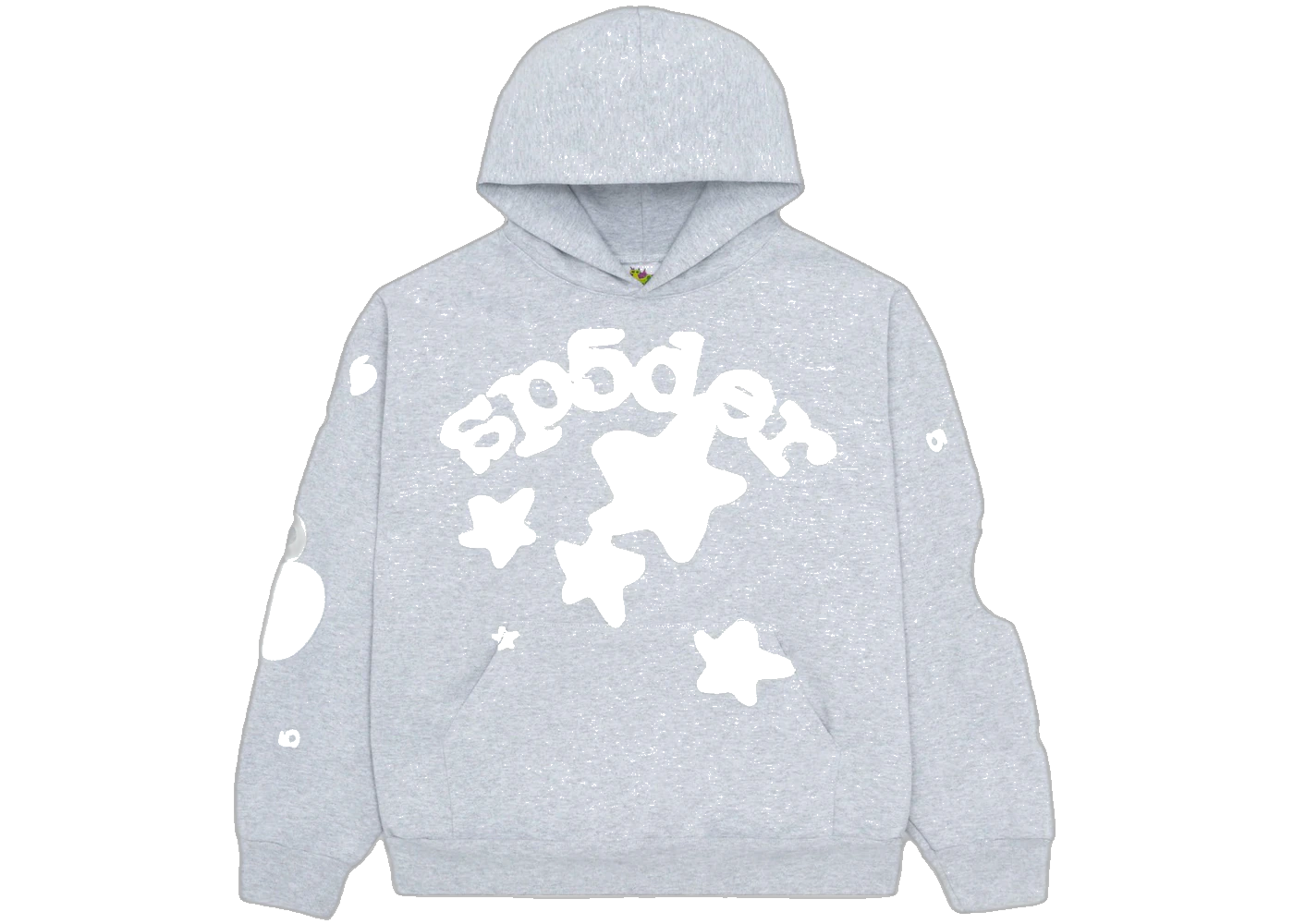 Sp5der Beluga Hoodie Heather Grey, Heather Grey (sp5der-beluga-hoodie-heather-grey)