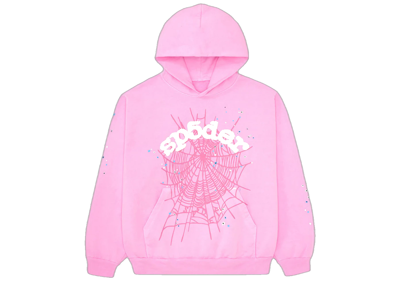 Sp5der OG Web Hoodie Pink, Pink (sp5der-og-web-hoodie-pink)