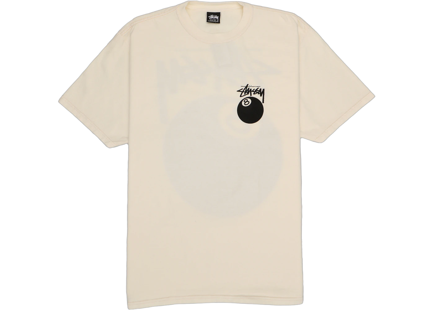 Stussy 8 Ball Pigment Dyed Tee Natural, Natural (1905022-NATL)