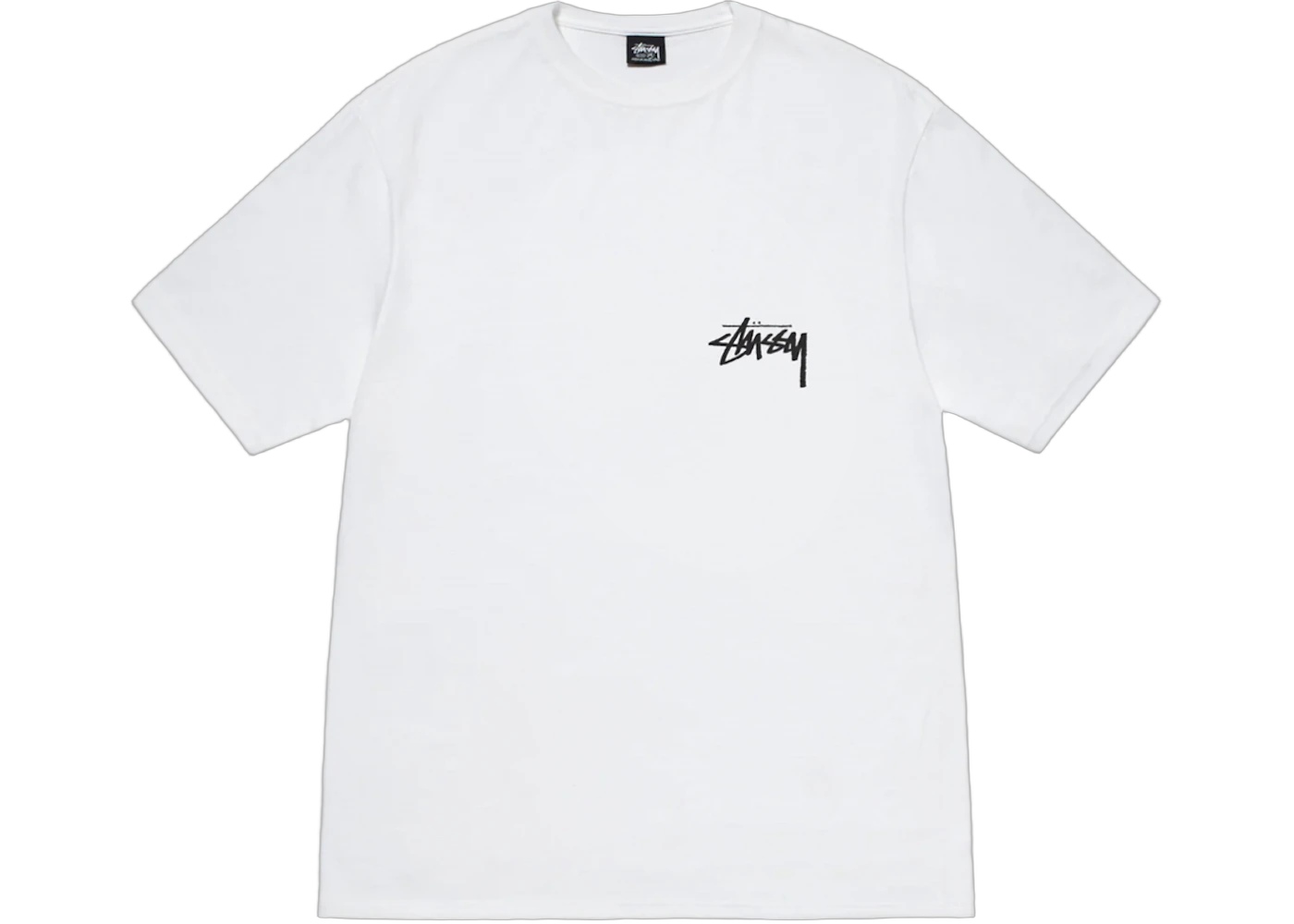 Stussy Chain-Link T-shirt White, White (stussy-chain-link-t-shirt-white)