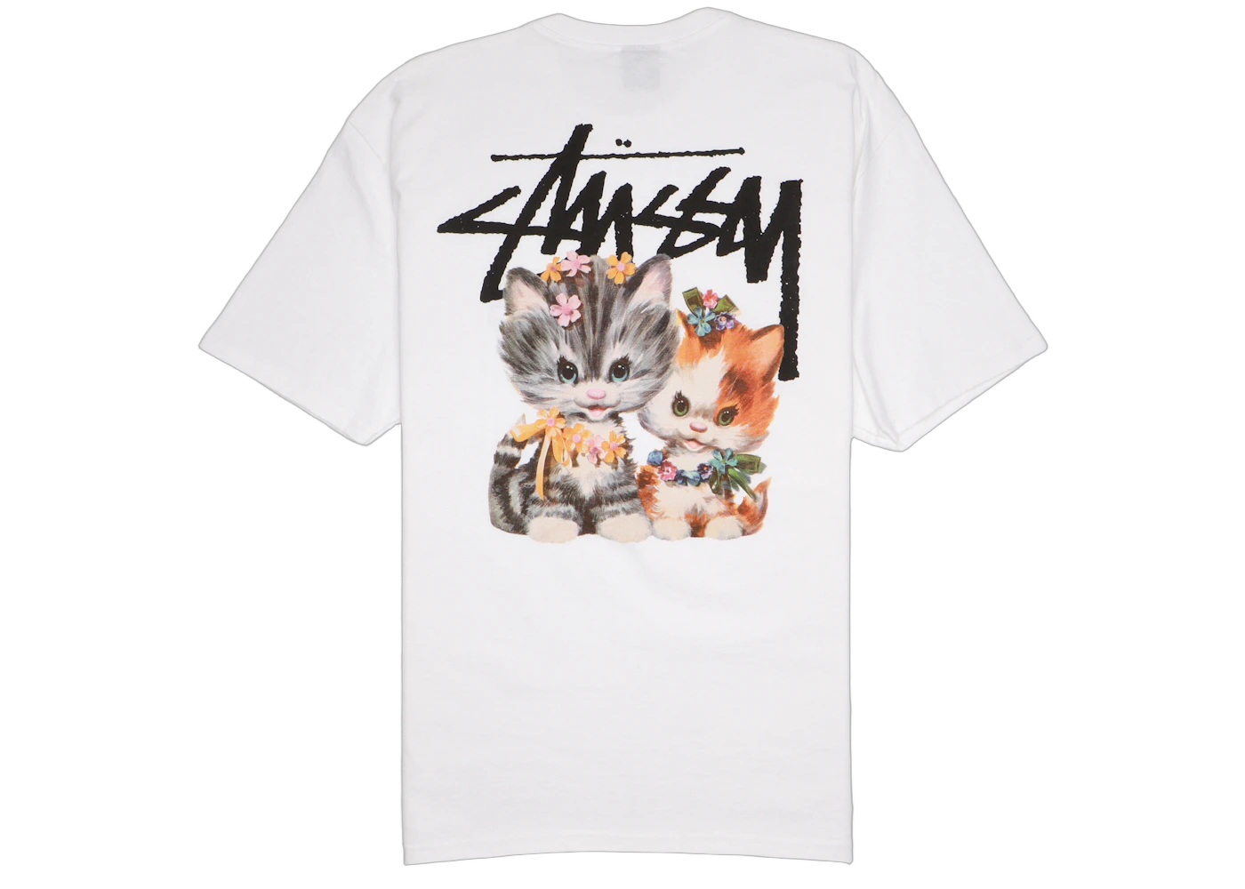 Stussy Kittens Tee White, White (1904965-WHIT)