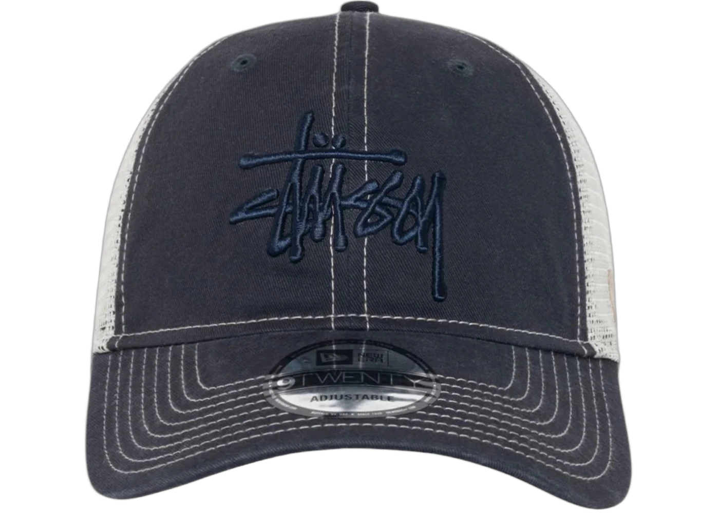Stussy New Era 9Twenty Tonal Basic Trucker Deep Navy