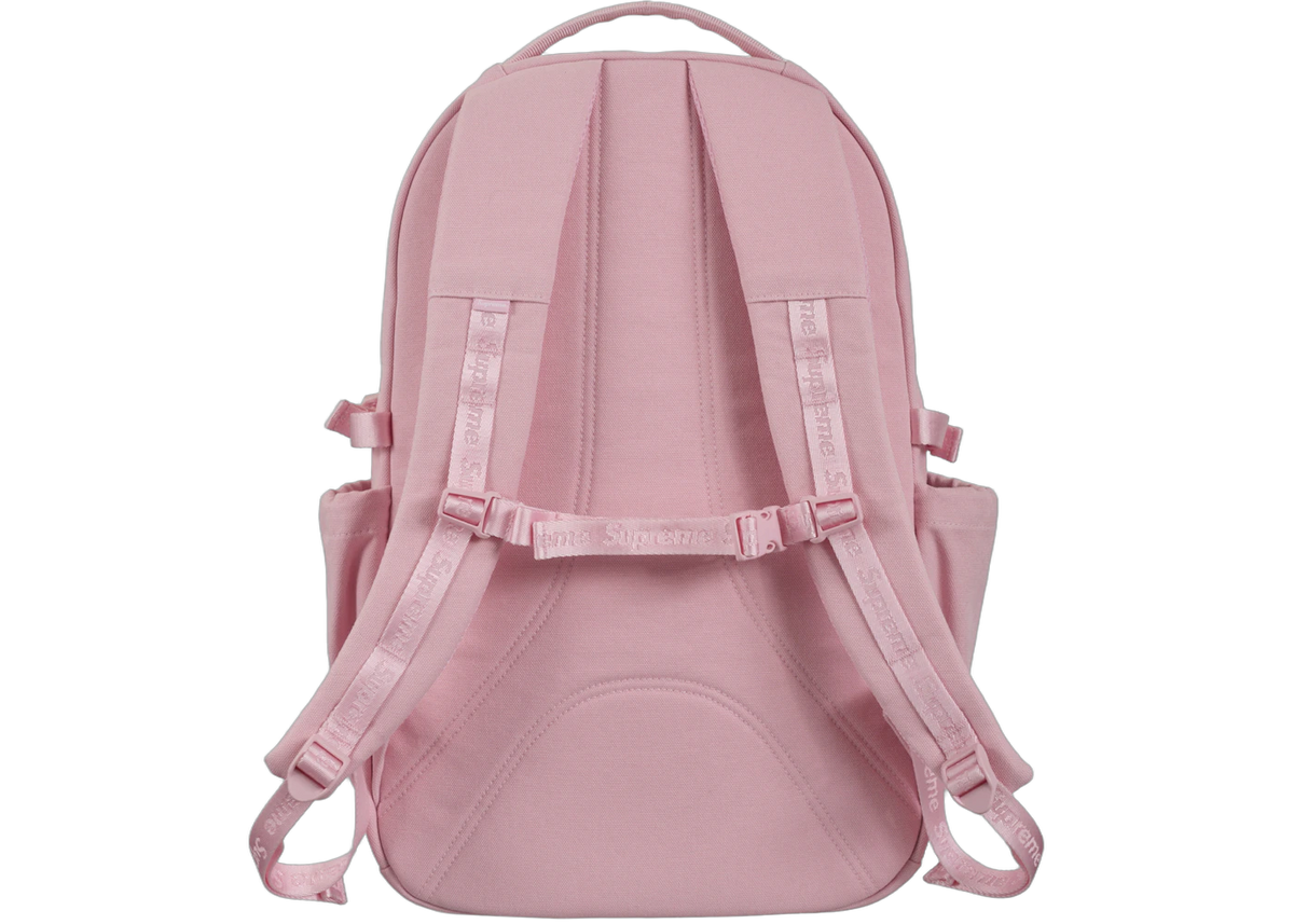 Supreme Logo Backpack (SS25) Light Pink