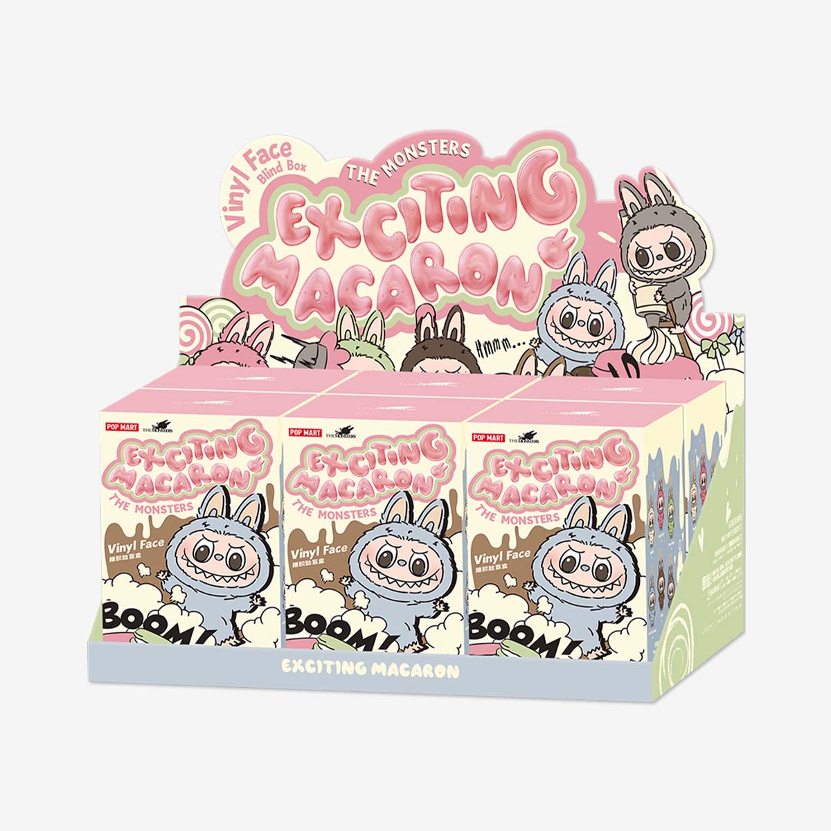 Pop Mart Labubu The Monsters Tasty Macarons Vinyl Face Blind Box