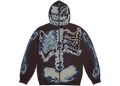 Travis Scott Cactus Jack For Fragment Skeleton Graffiti Full Zip Hoodie Multi