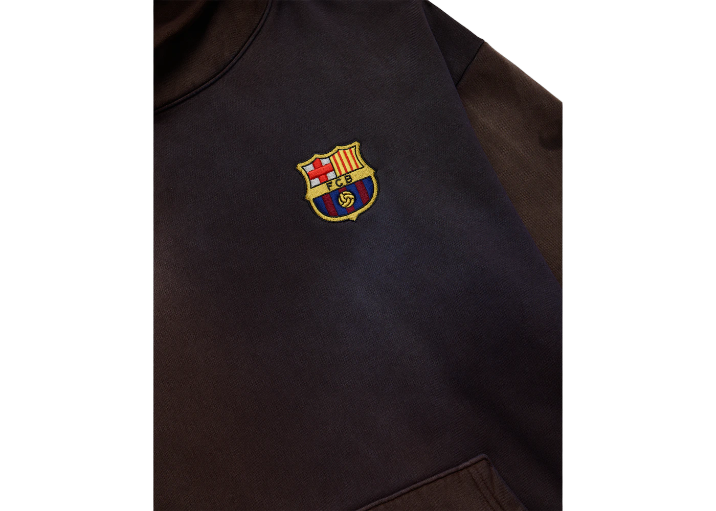 Travis Scott x Nike x FC Barcelona Split-Dye Crest Hoodie Multicolor
