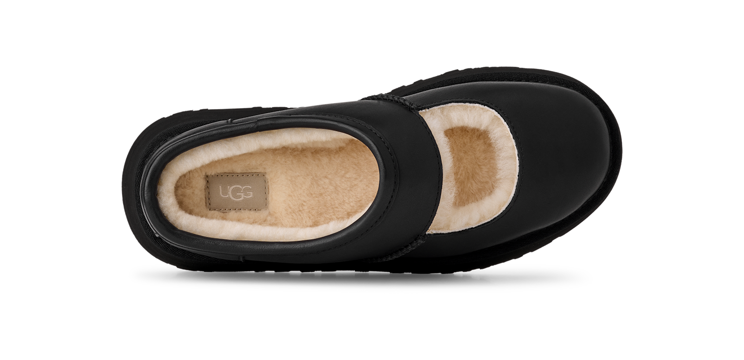 UGG Bea Mary Jane Leather Black, Black (1172871-BLK)