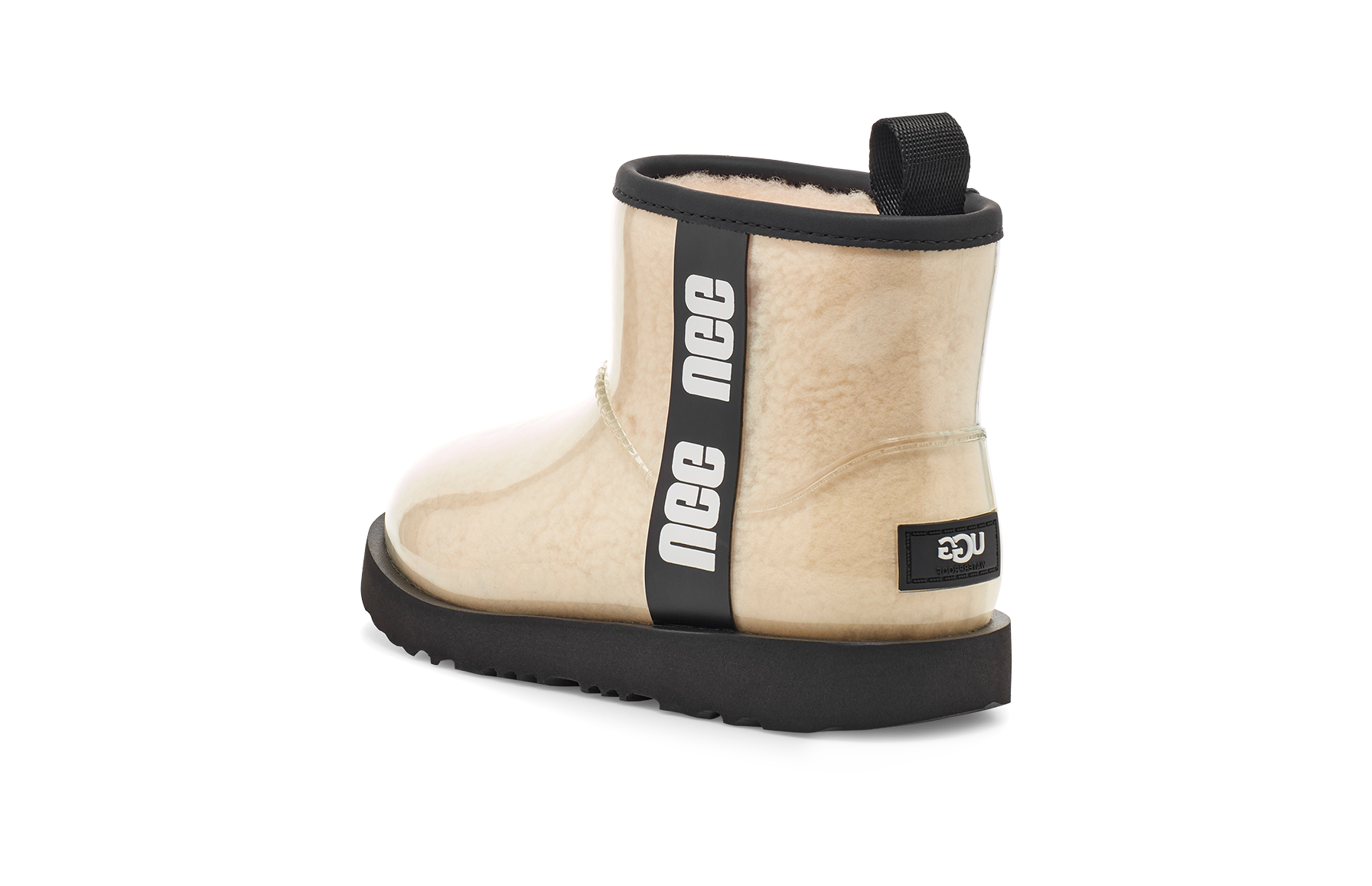 UGG Classic Clear Mini II Boot Natural Black (Kids), Natural/Black (1112386K-NBLC)