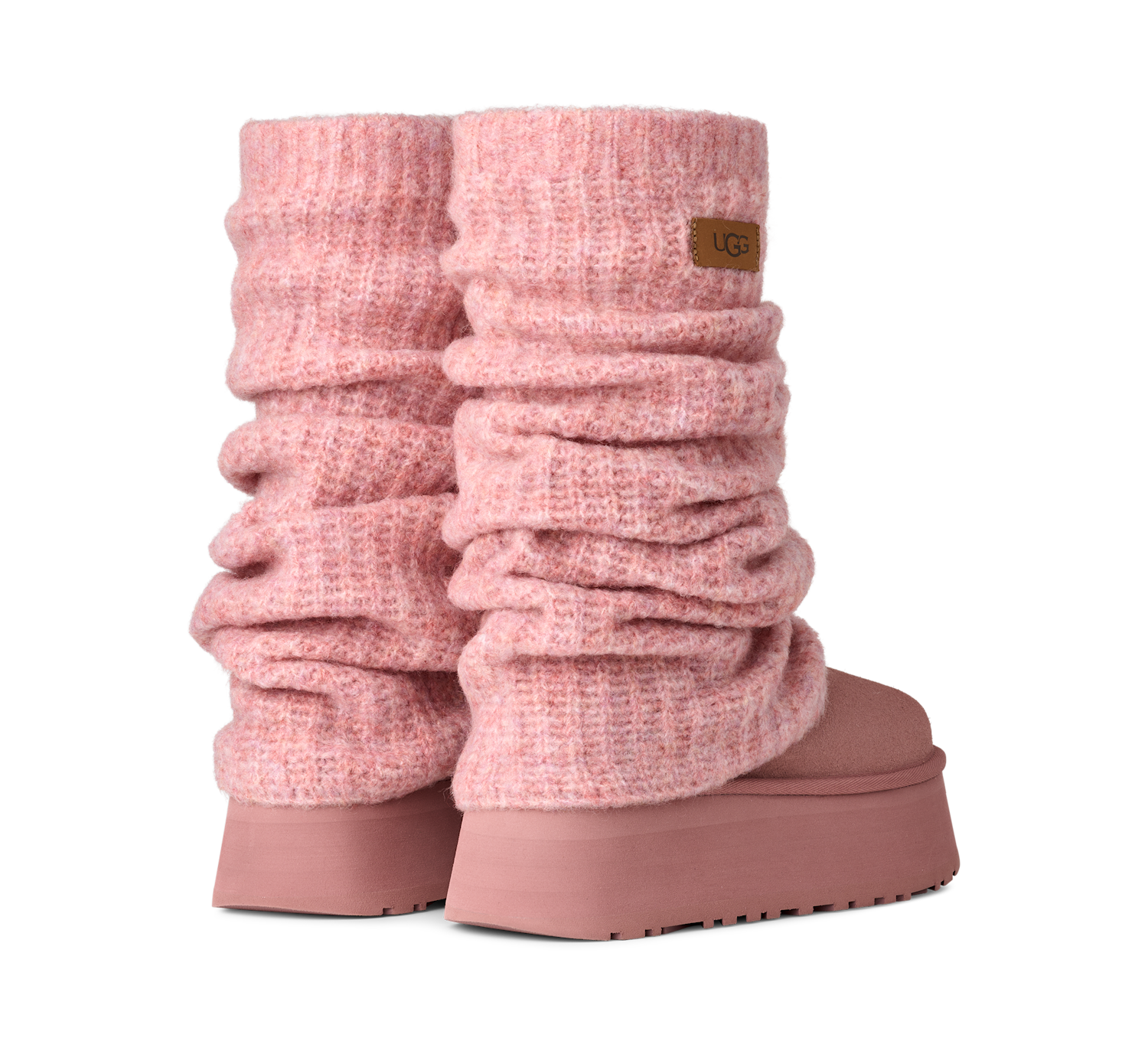 UGG Classic Mini Dipper Legwarmer Boot Pink Dawn