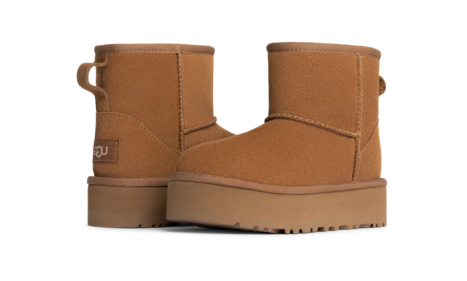 UGG Classic Mini Platform Boot Chestnut (Kids), Chestnut (1143700K-CHE)