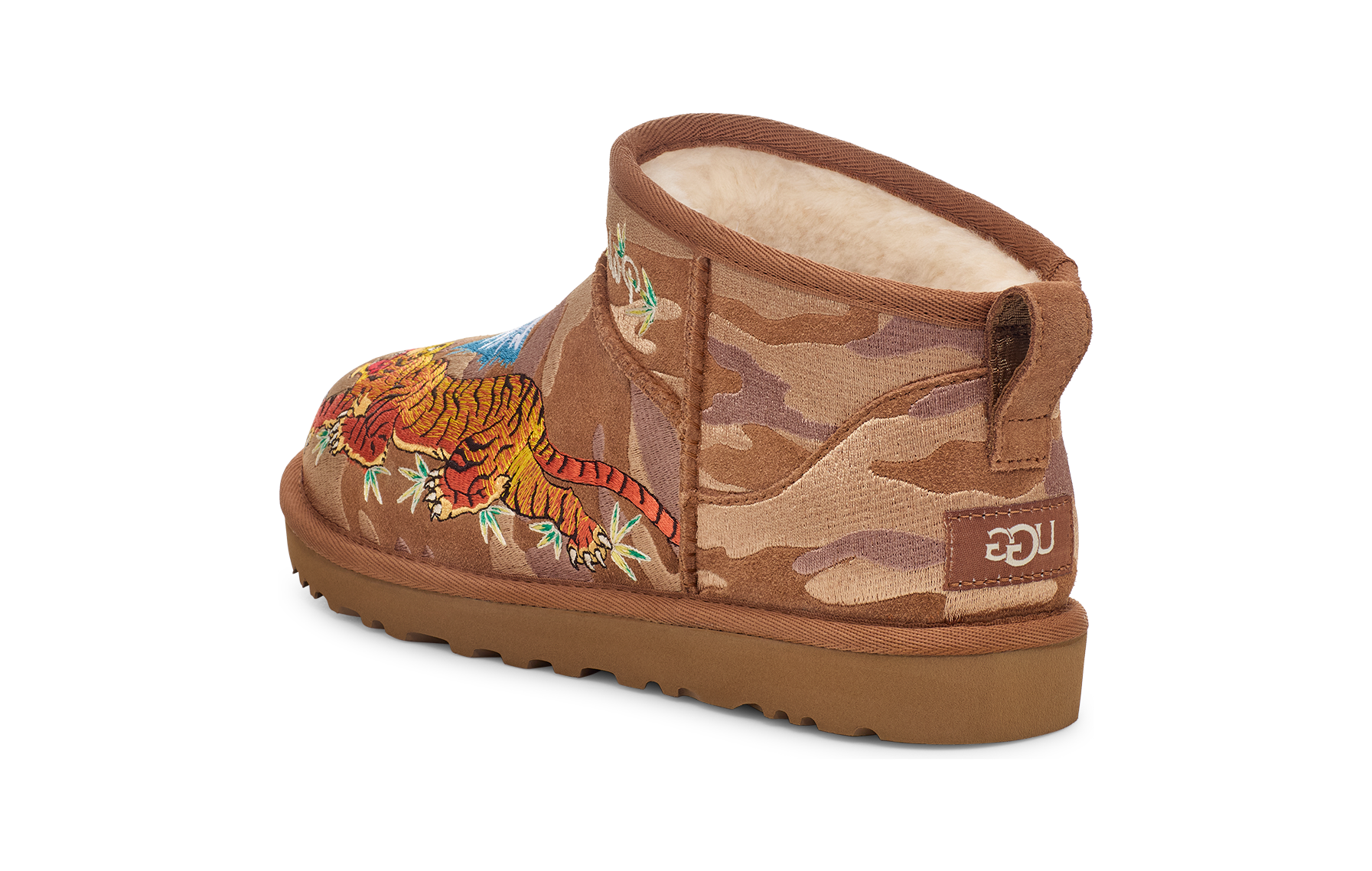 UGG Classic Ultra Mini Boot Palace Chestnut Camo, Chestnut (1172071-CTCM)