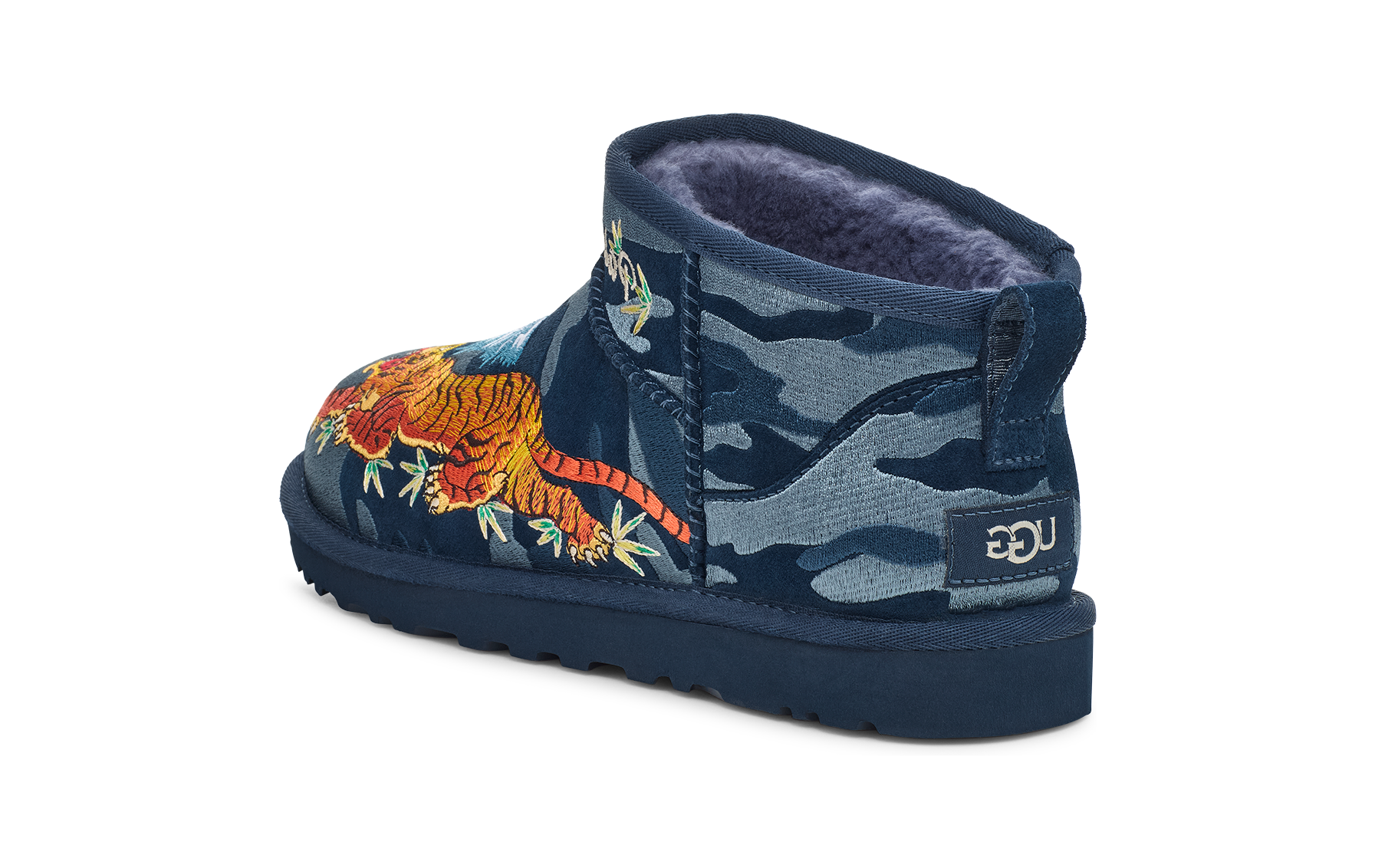 UGG Classic Ultra Mini Boot Palace Navy Camo, Navy (1172071-BCM)