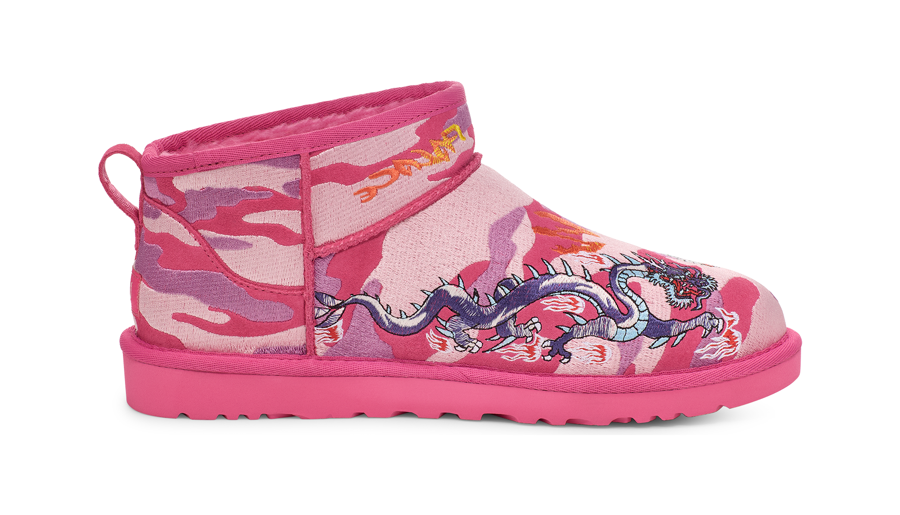 UGG Classic Ultra Mini Boot Palace Pink Camo, Pink (1172071-PKC)