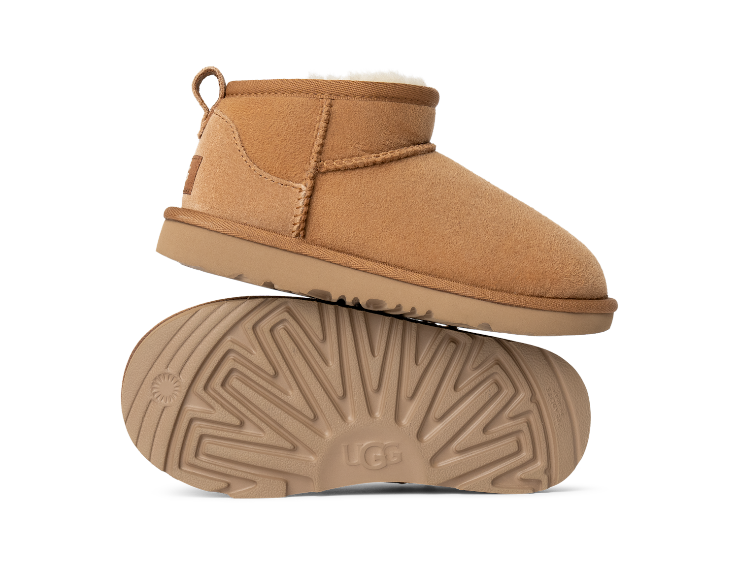 UGG Classic Ultra Mini Chestnut (Kids), Chestnut (1130750K-CHE)