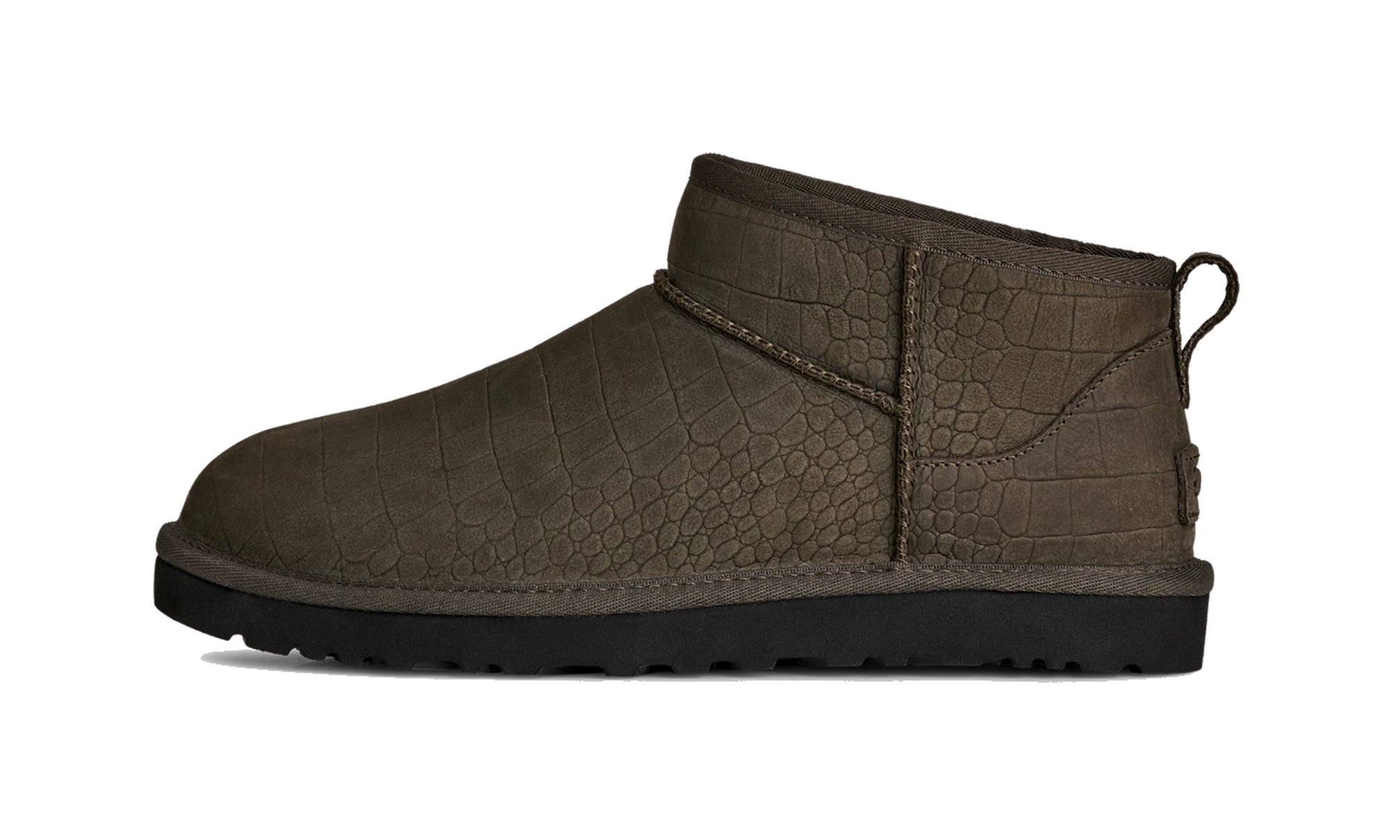 UGG Classic Ultra Mini Embossed Boot Dense Smoke