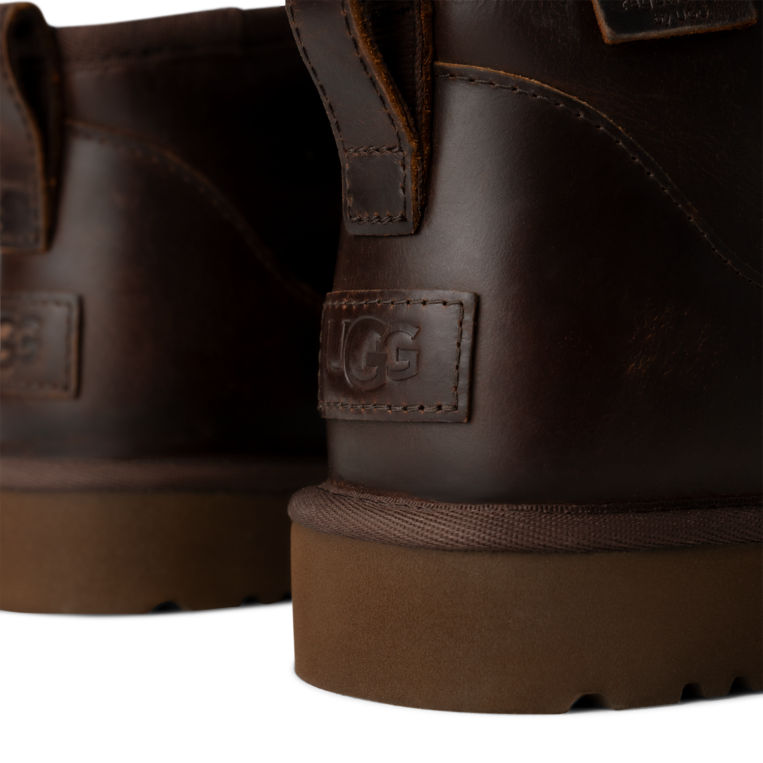 UGG Classic Ultra Mini LTHR Regen Boot Ironwood, Ironwood (1158191-IWD)