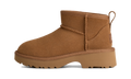 UGG Classic Ultra Mini New Heights Boot Chestnut (Kids)