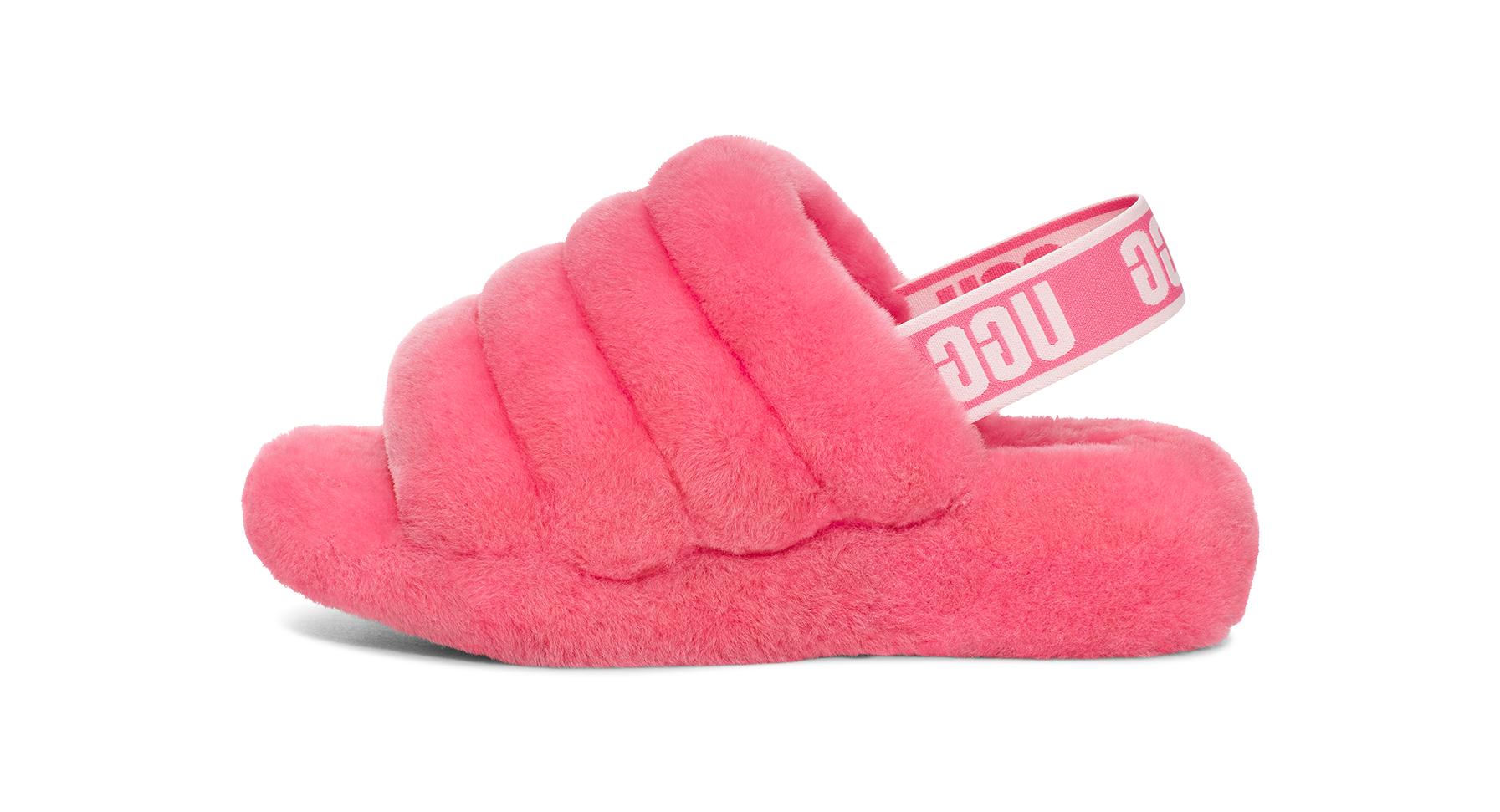UGG Fluff Yeah Slide Pink Rose, Pink Rose (1095119-PKRS)