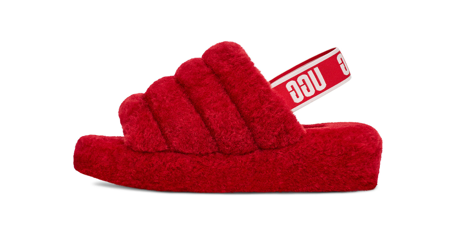 UGG Fluff Yeah Slide Ribbon Red, Ribbon Red (1095119-RBRD)