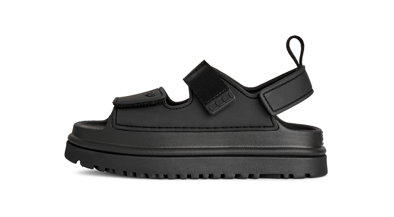 UGG GoldenGlow Sandal Black (Kids), Black (1152813K-BLK)