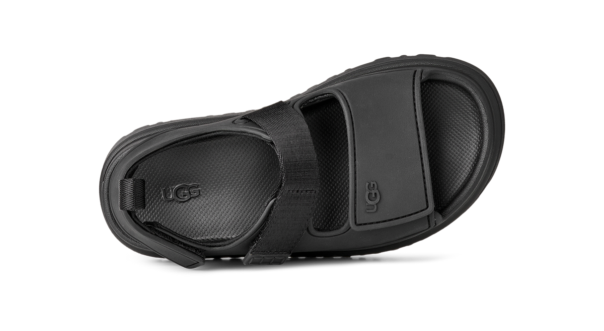 UGG GoldenGlow Sandal Black (Kids), Black (1152813K-BLK)