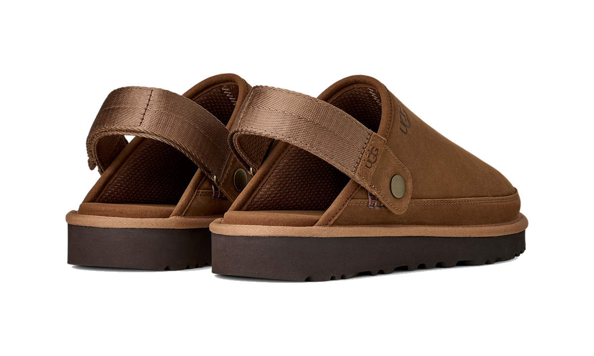 UGG Goldencoast Clog II Nubuck Dark Chestnut