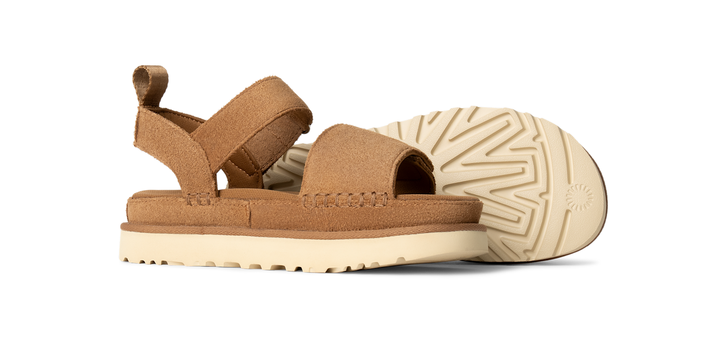 UGG Goldenstar Platform Sandal Chestnut, Chestnut (1136783-CHE)